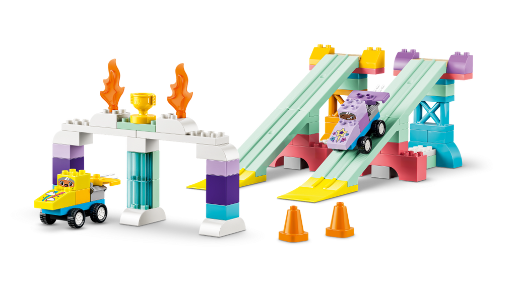 DUPLO 3-in-1 Creative Ramps with Vehicles | 10478