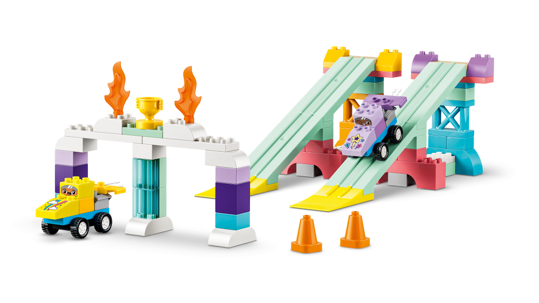 DUPLO 3-in-1 Creative Ramps with Vehicles | 10478