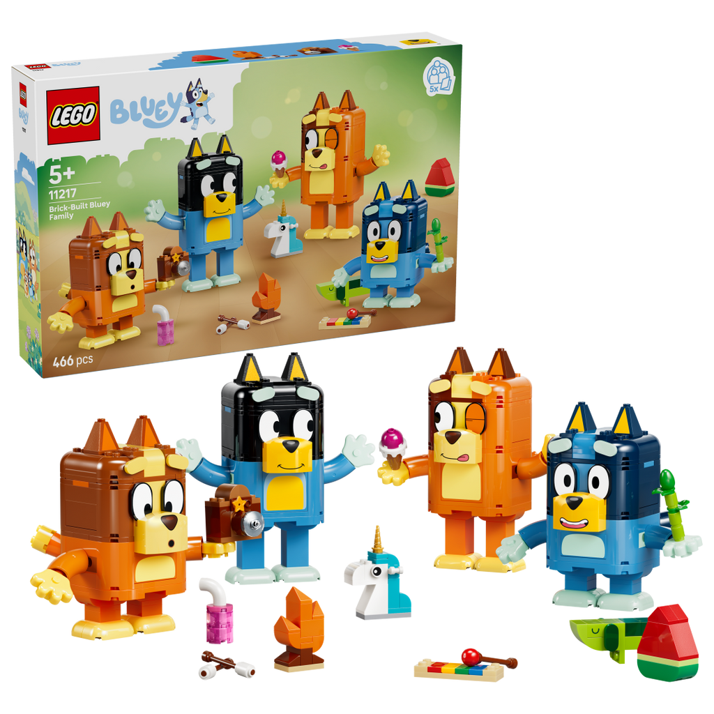 Bluey Brick-Built Bluey Family | 11217