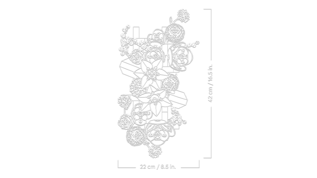 Botanicals Flower Wall | 11503