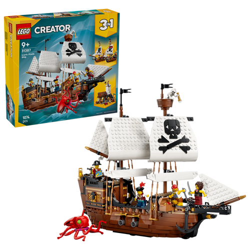 Creator 3-in-1 Iconic Pirate Ship | 31387