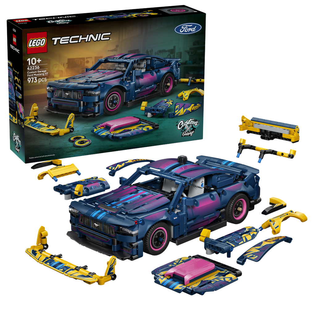 Technic Custom Garage Ford Mustang GT Car | 42236