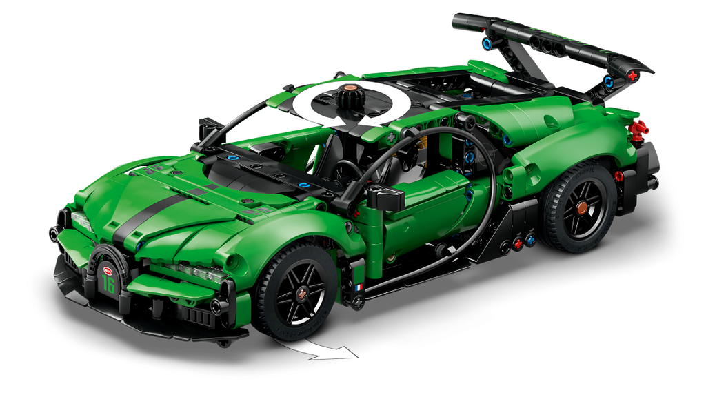Technic Green Bugatti Chiron Pur Sport Hypercar | 42241