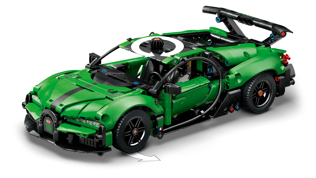 Technic Green Bugatti Chiron Pur Sport Hypercar | 42241