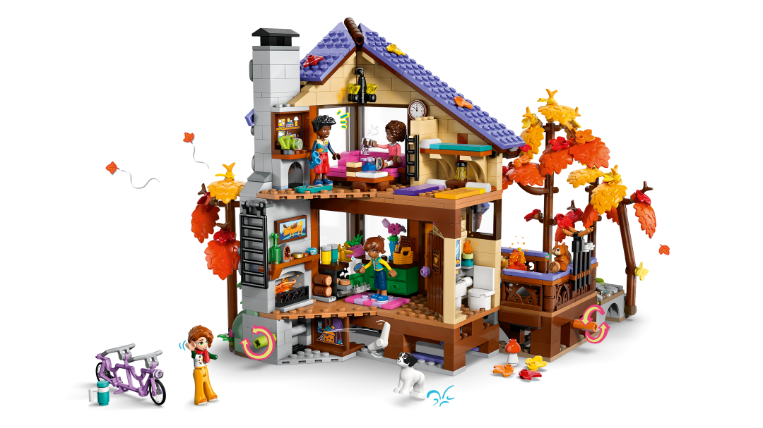 Friends Cozy Fall Forest Cabin | 42705
