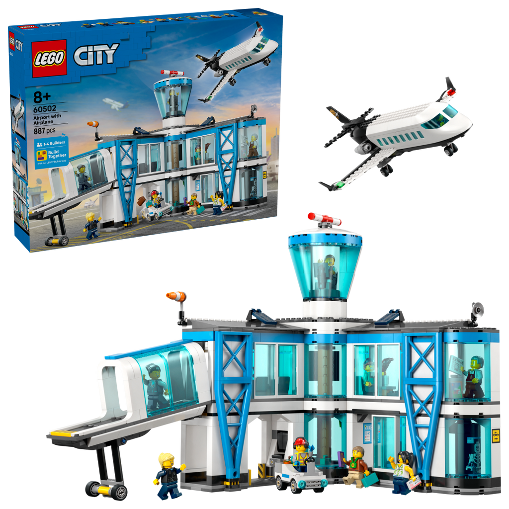 City Airport with Airplane | 60502