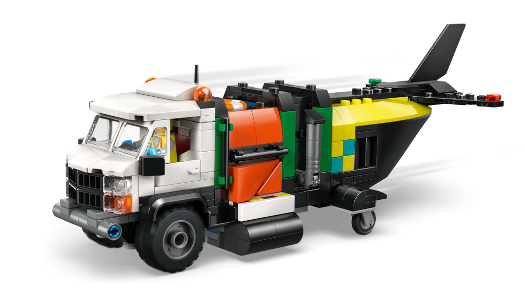 City Airplane, Service Truck & Hovercraft Remix | 60505