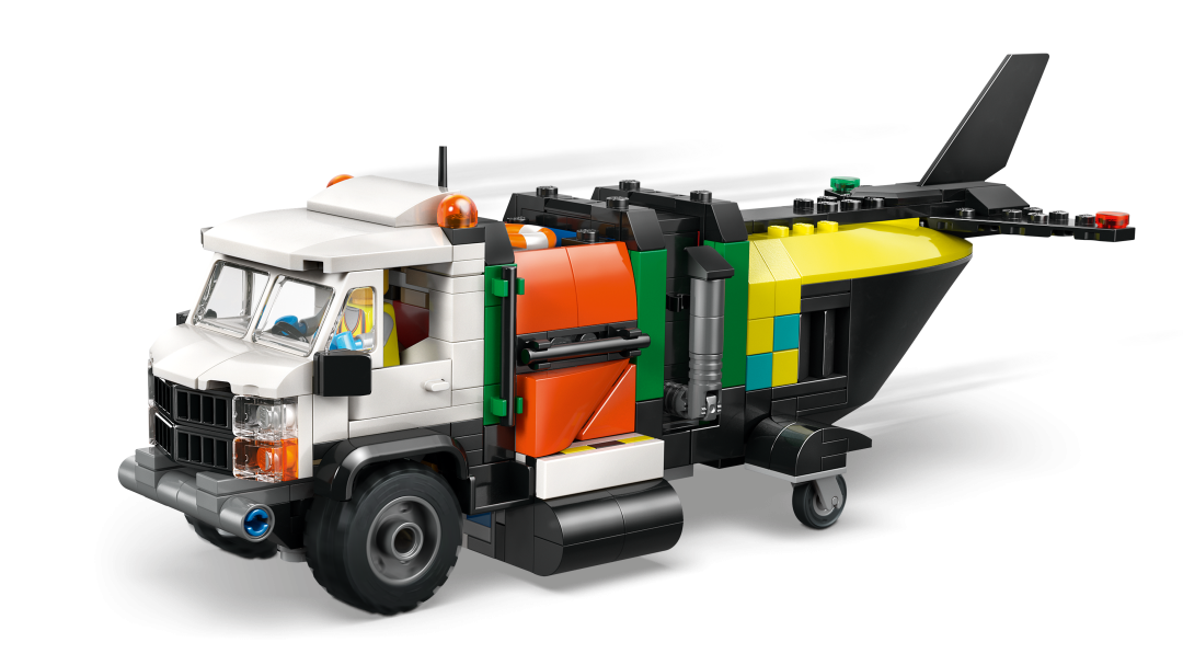City Airplane, Service Truck & Hovercraft Remix | 60505