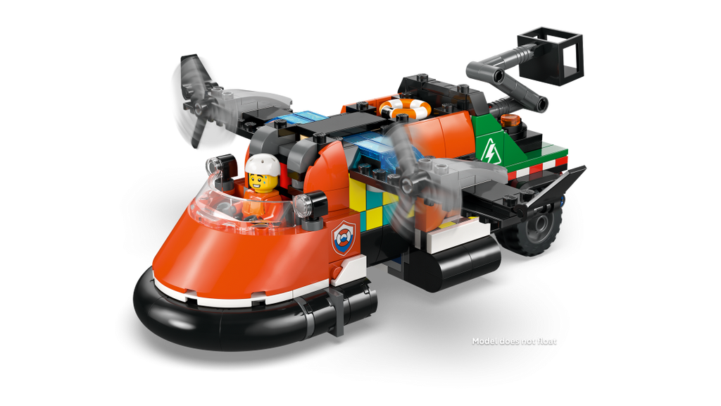 City Airplane, Service Truck & Hovercraft Remix | 60505