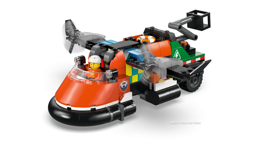 City Airplane, Service Truck & Hovercraft Remix | 60505