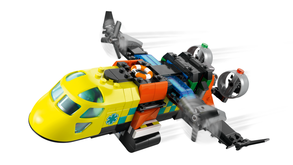 City Airplane, Service Truck & Hovercraft Remix | 60505
