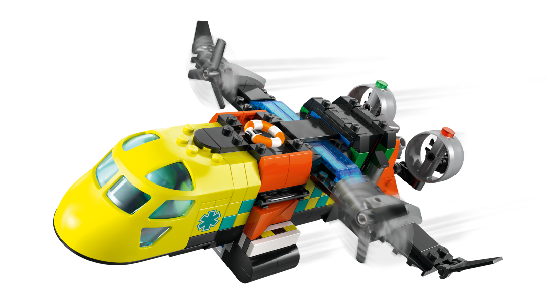 City Airplane, Service Truck & Hovercraft Remix | 60505