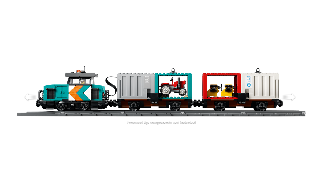 City Harbor Freight Train with Crane & Truck | 60509