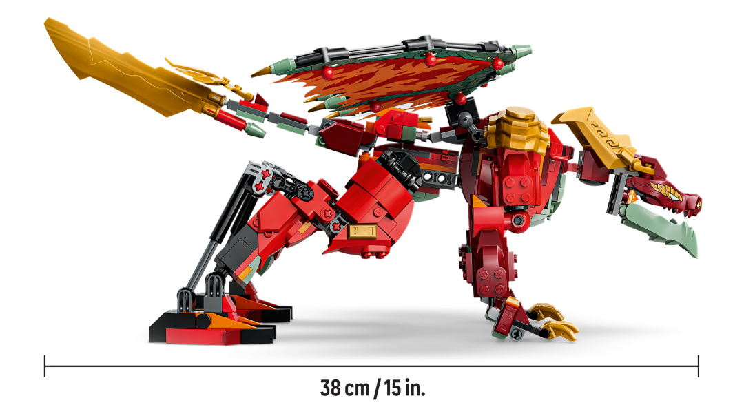 NINJAGO Wyldfyre's Transforming Dragon Mech | 71868