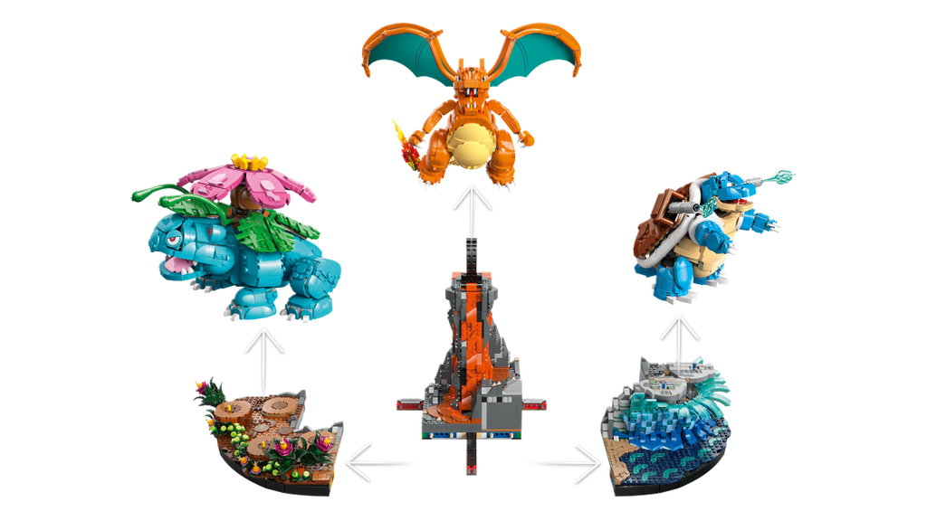 Pokémon Venusaur, Charizard and Blastoise | 72153