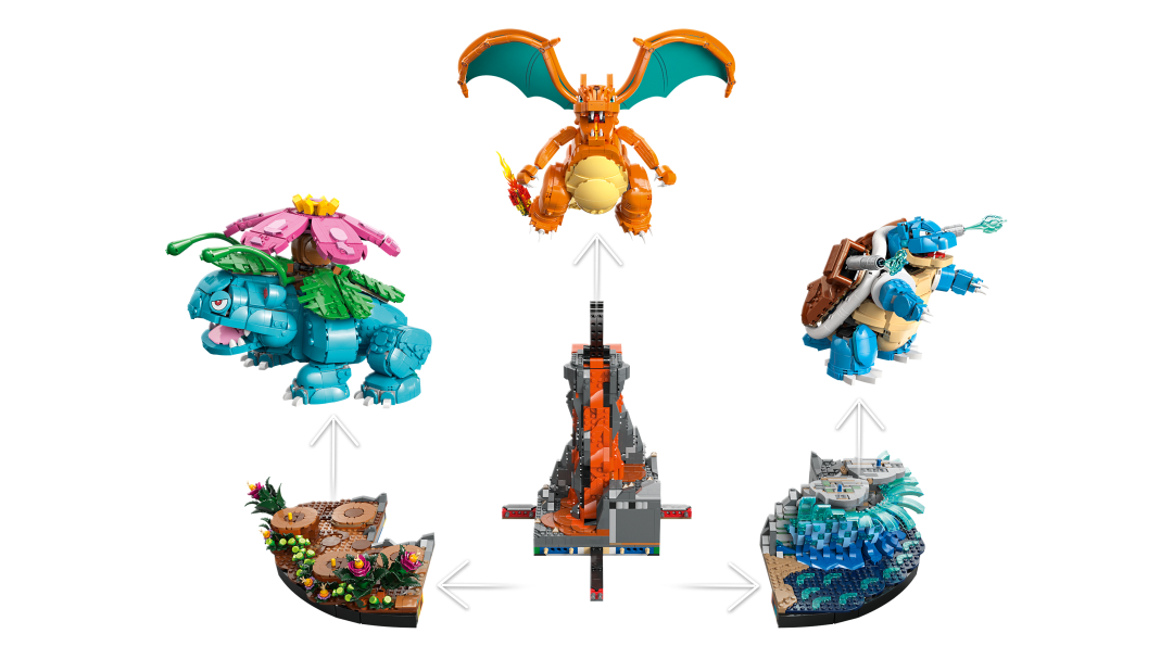 Pokémon Venusaur, Charizard and Blastoise | 72153