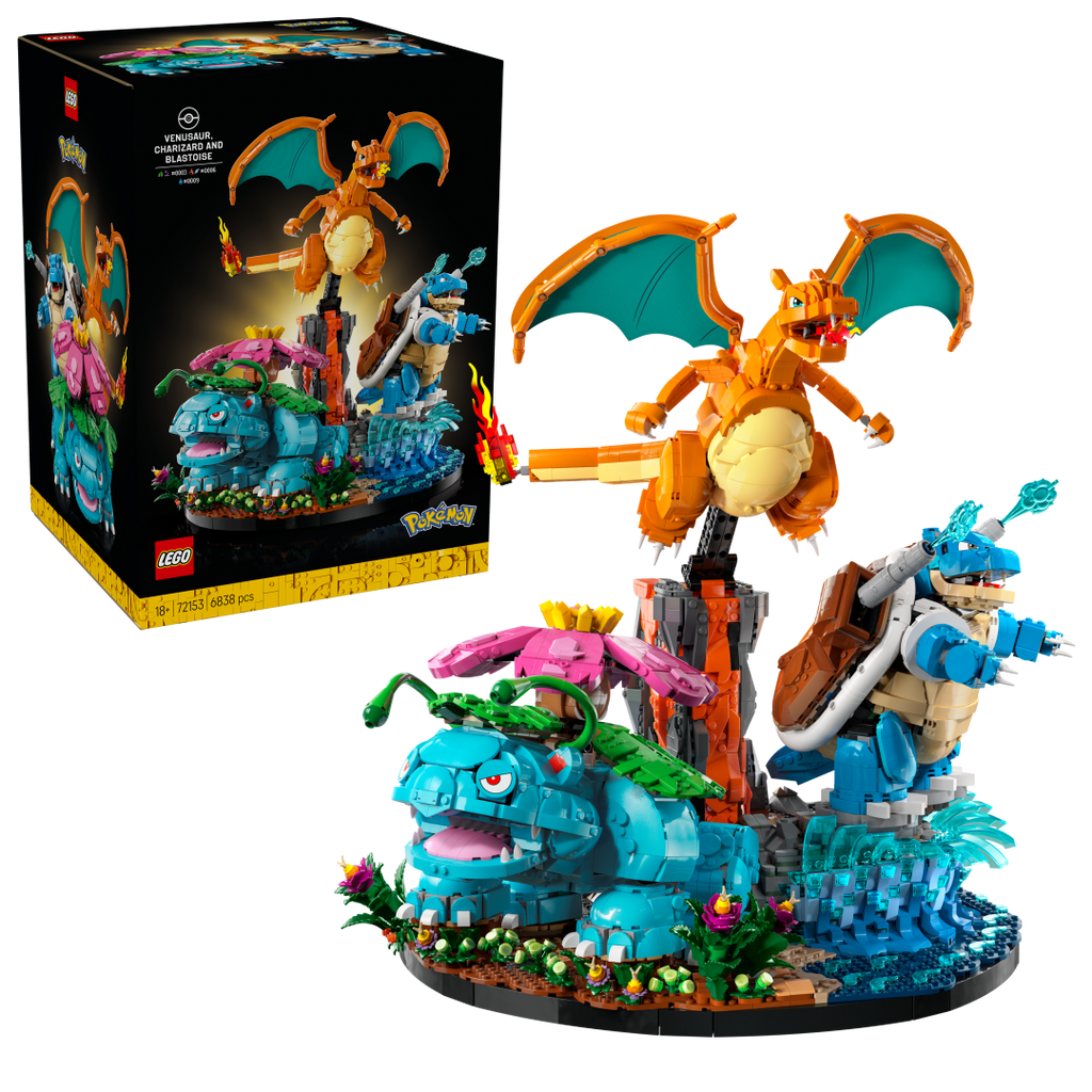 Pokémon Venusaur, Charizard and Blastoise | 72153