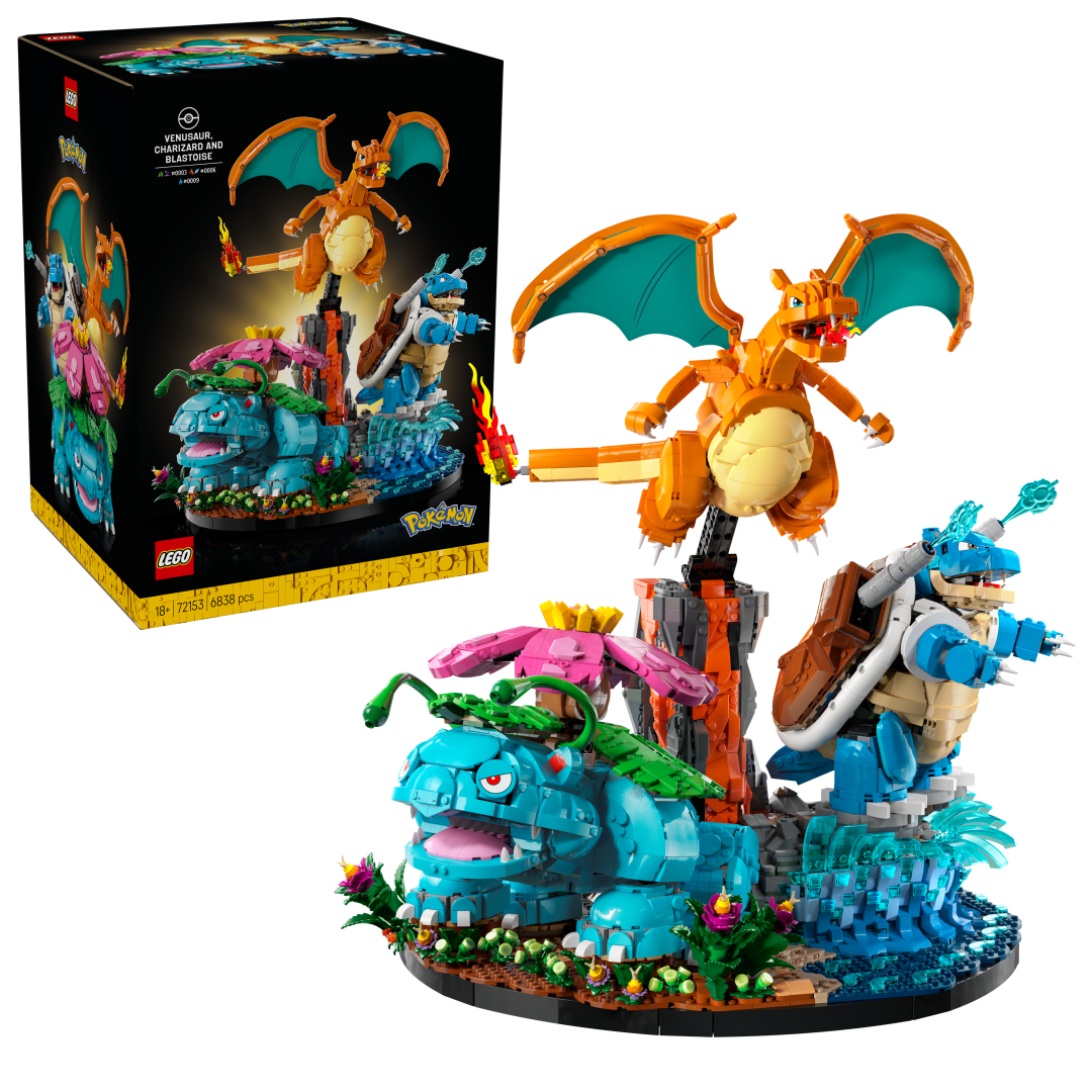Pokémon Venusaur, Charizard and Blastoise | 72153
