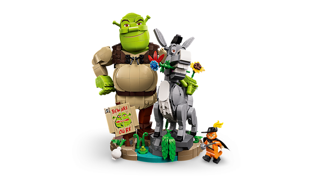 Icons Shrek, Donkey & Puss in Boots | 72423