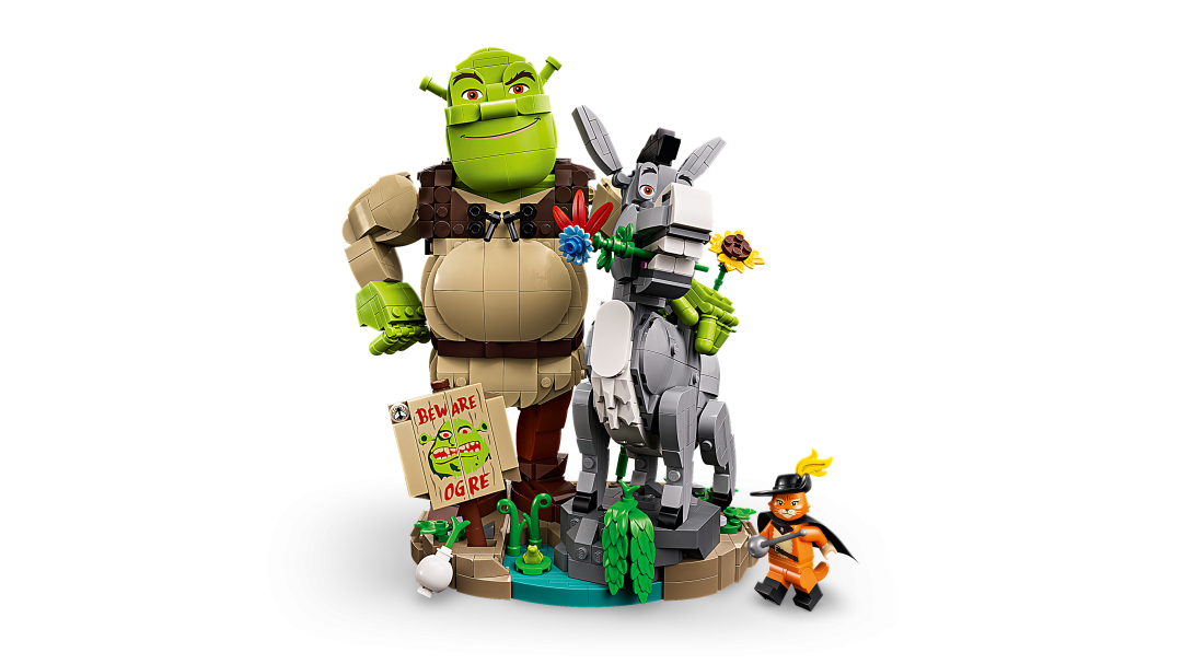 Icons Shrek, Donkey & Puss in Boots | 72423
