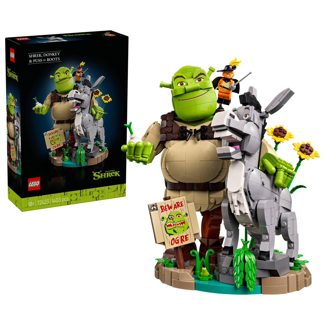 Icons Shrek, Donkey & Puss in Boots | 72423