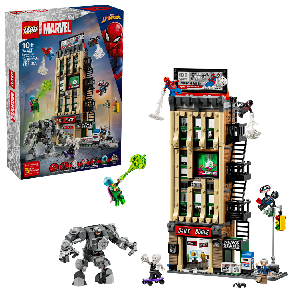 Marvel Spider-Man vs. Mysterio: The Daily Bugle | 76342