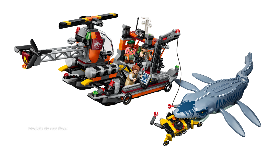 Jurassic World Mosasaurus Dinosaur Boat Attack | 77983