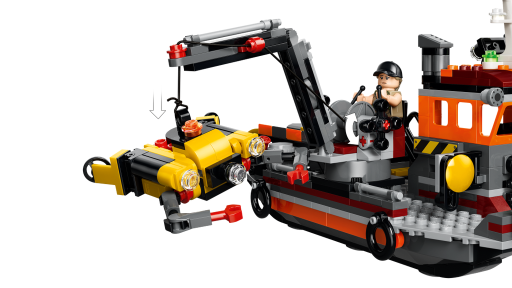 Jurassic World Mosasaurus Dinosaur Boat Attack | 77983