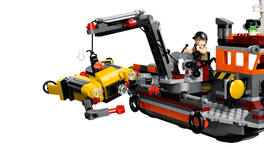 Jurassic World Mosasaurus Dinosaur Boat Attack | 77983