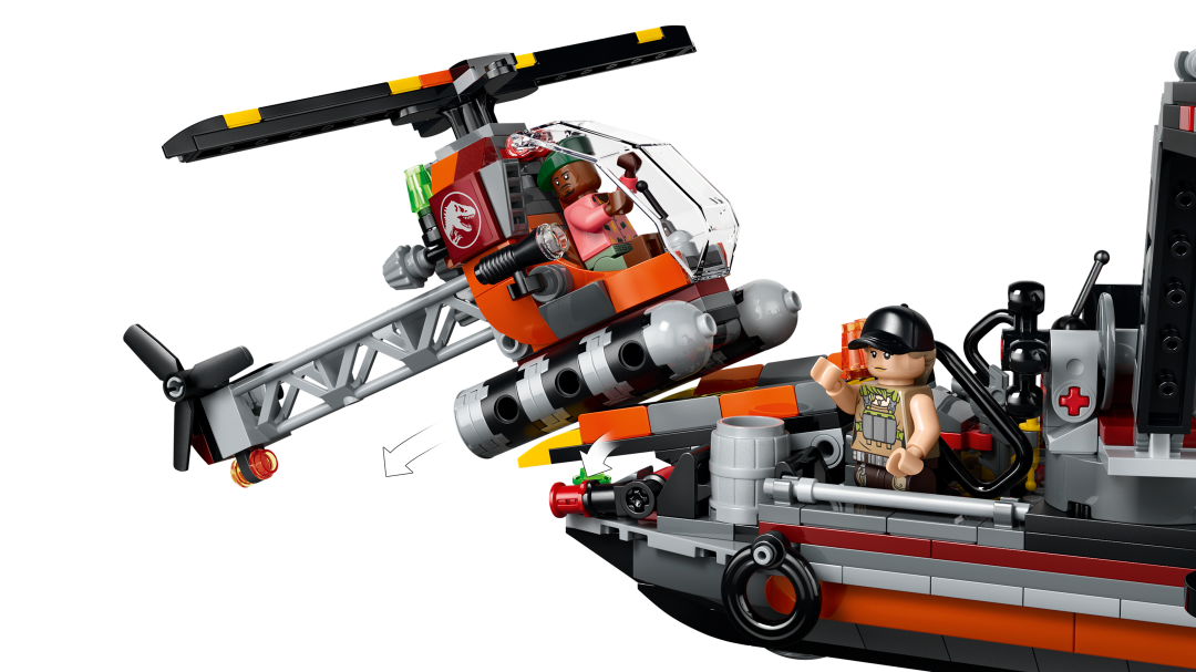Jurassic World Mosasaurus Dinosaur Boat Attack | 77983