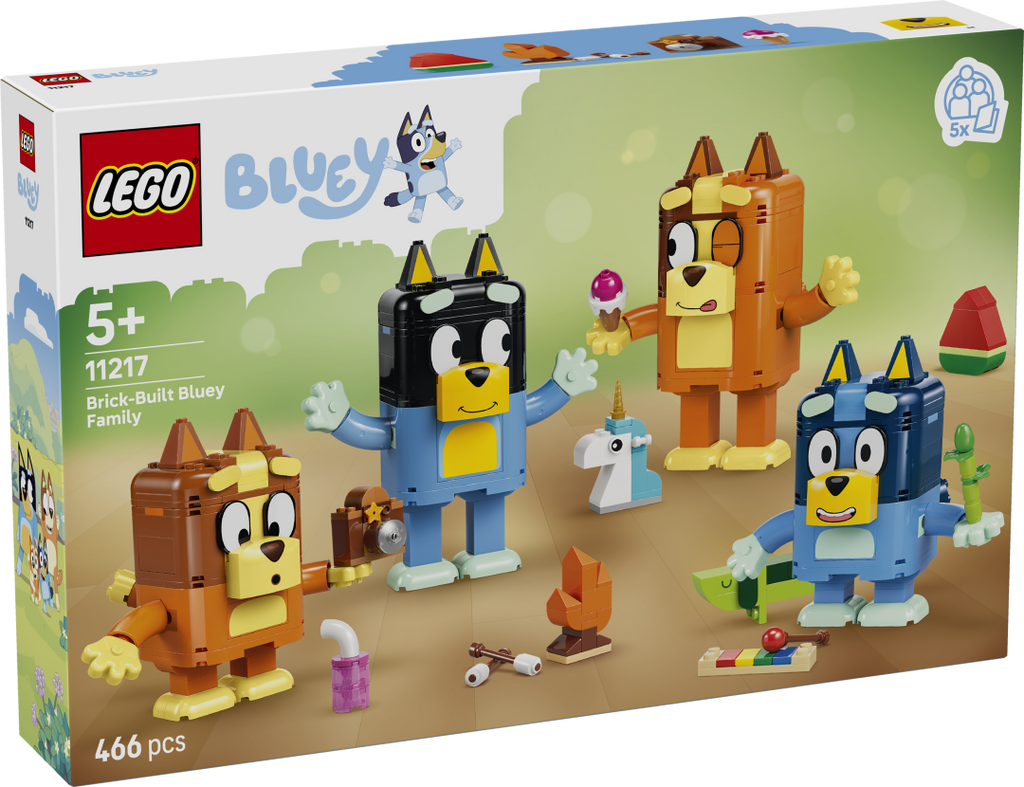 Bluey Brick-Built Bluey Family | 11217