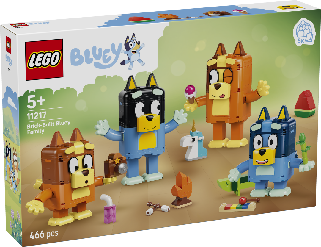 Bluey Brick-Built Bluey Family | 11217