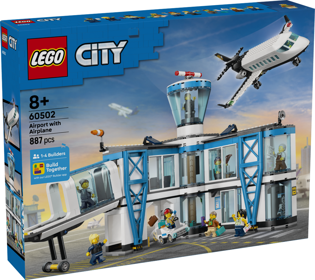 City Airport with Airplane | 60502