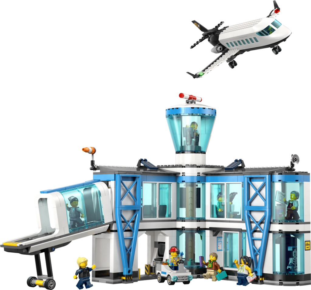 City Airport with Airplane | 60502