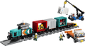 City Harbor Freight Train with Crane & Truck | 60509