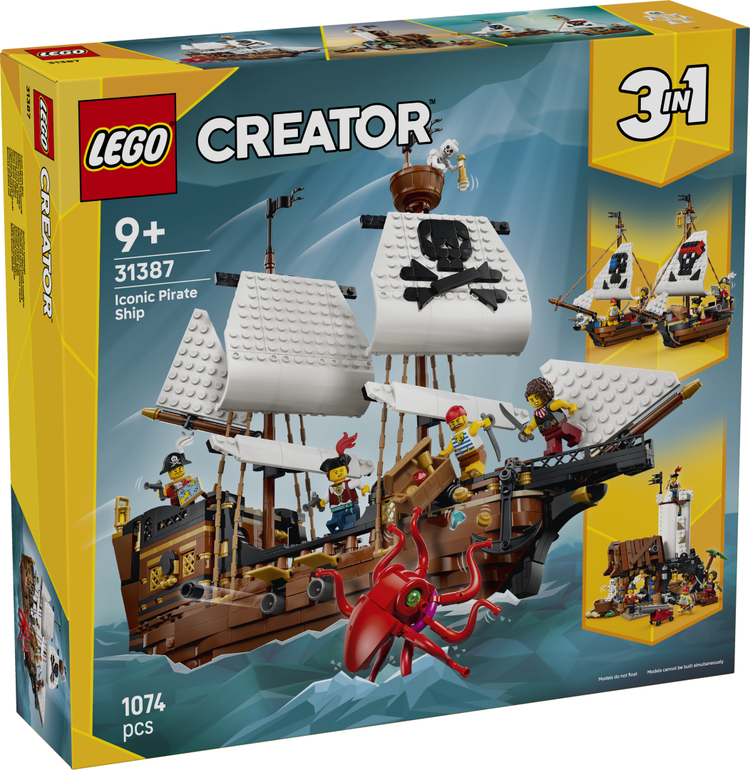 Creator 3-in-1 Iconic Pirate Ship | 31387