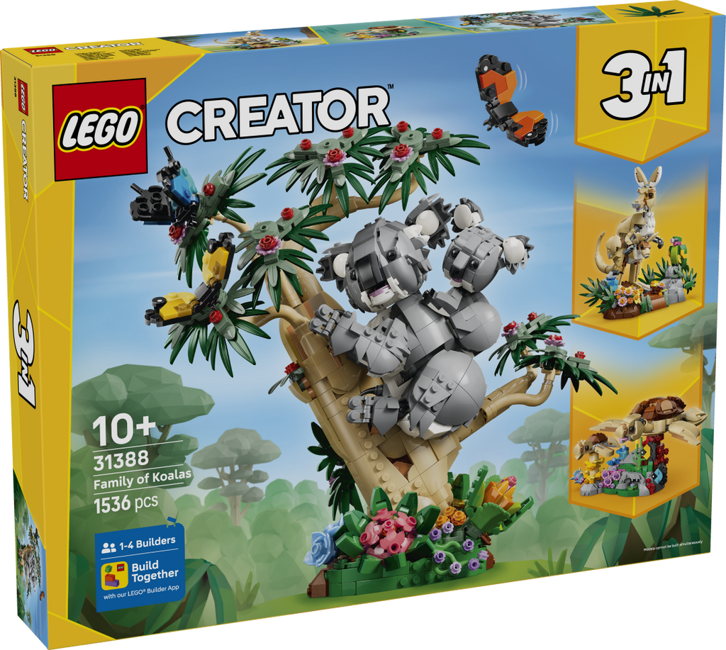 Creator 3-in-1 Wild Animals: Family of Koalas | 31388