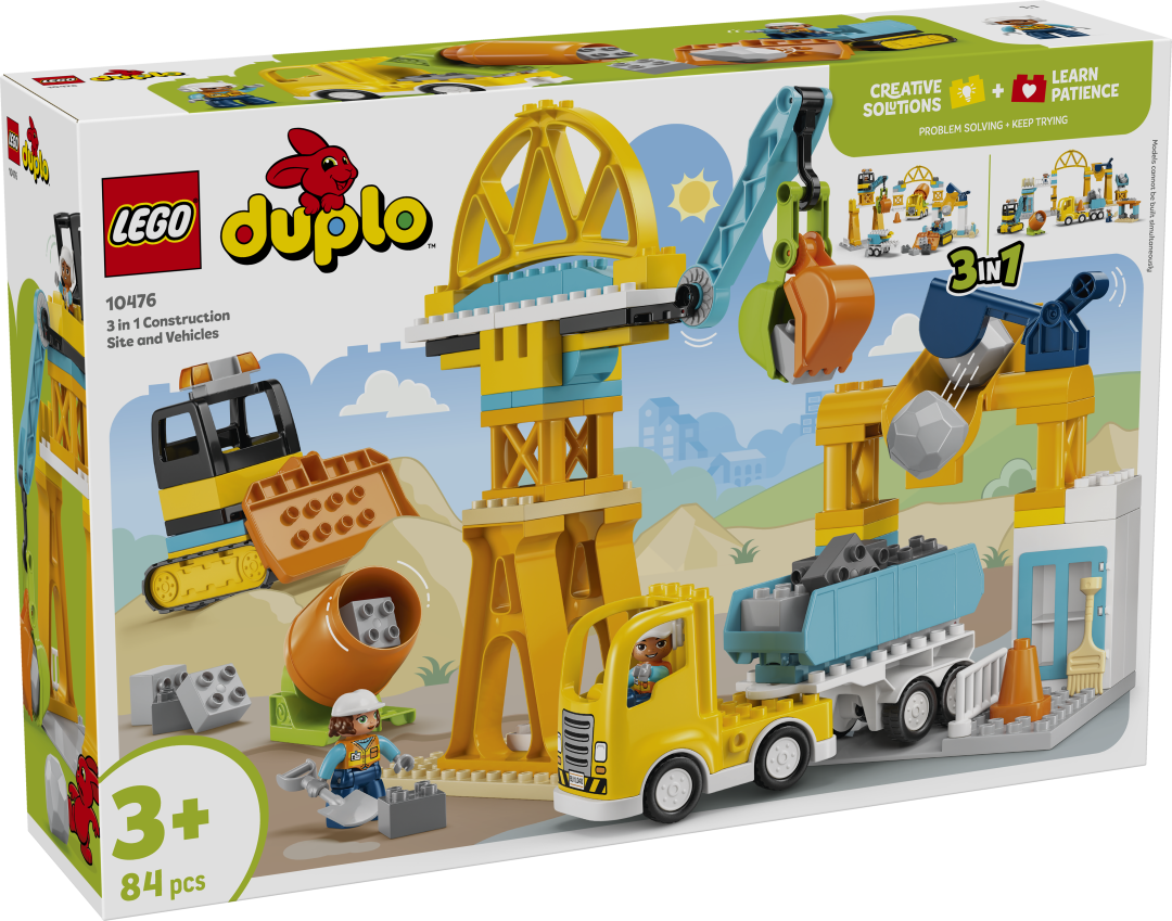 DUPLO 3-in-1 Construction Site and Vehicles | 10476