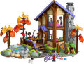 Friends Cozy Fall Forest Cabin | 42705