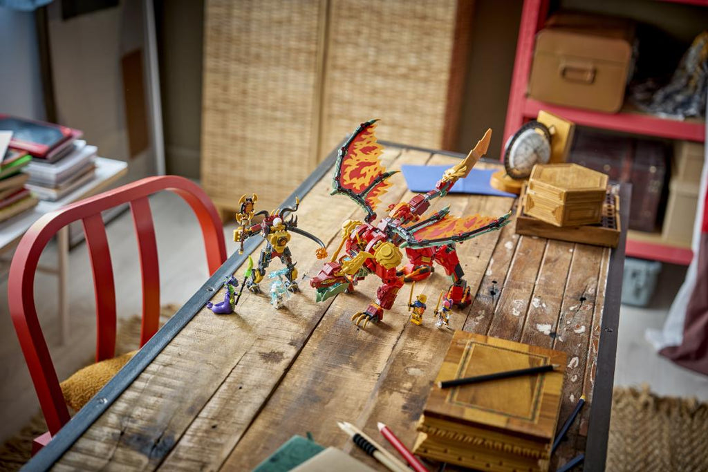 NINJAGO Wyldfyre's Transforming Dragon Mech | 71868