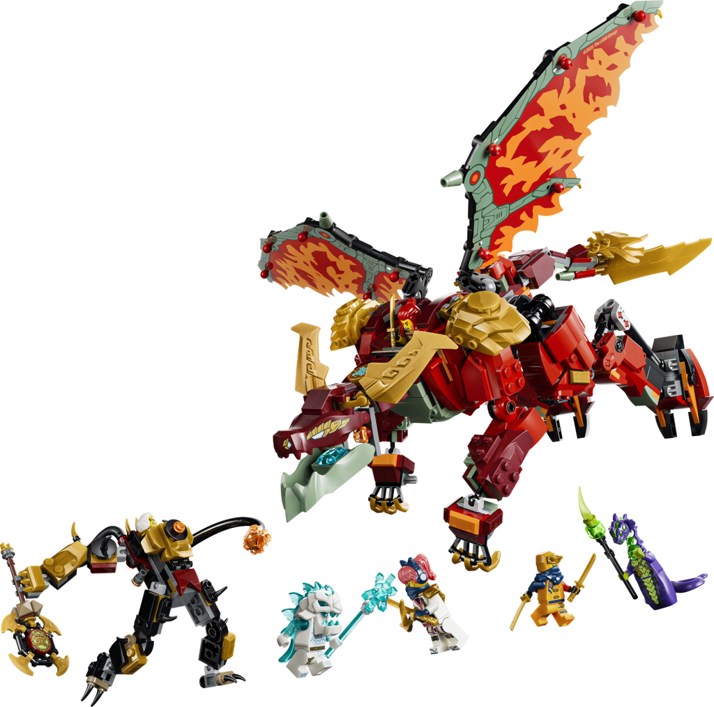 NINJAGO Wyldfyre's Transforming Dragon Mech | 71868