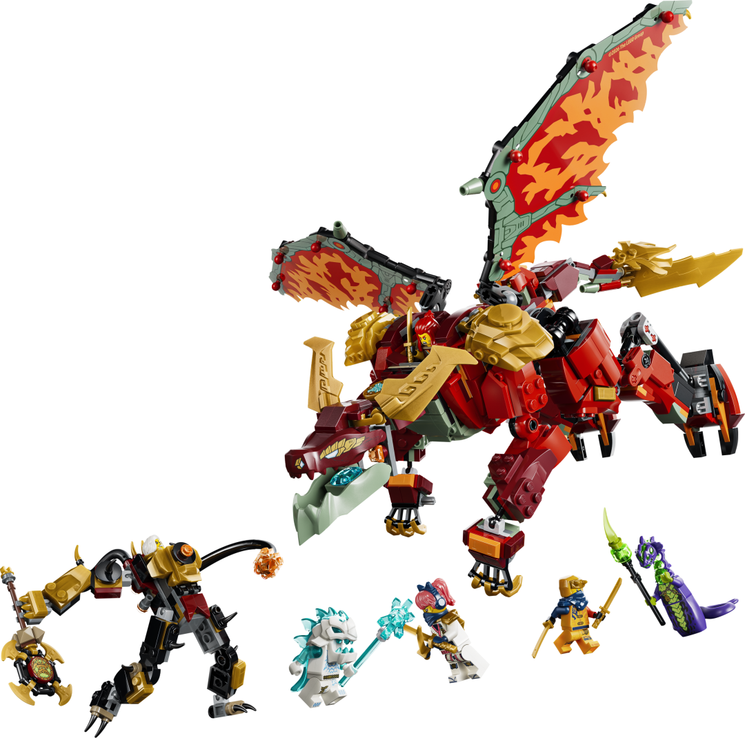 NINJAGO Wyldfyre's Transforming Dragon Mech | 71868