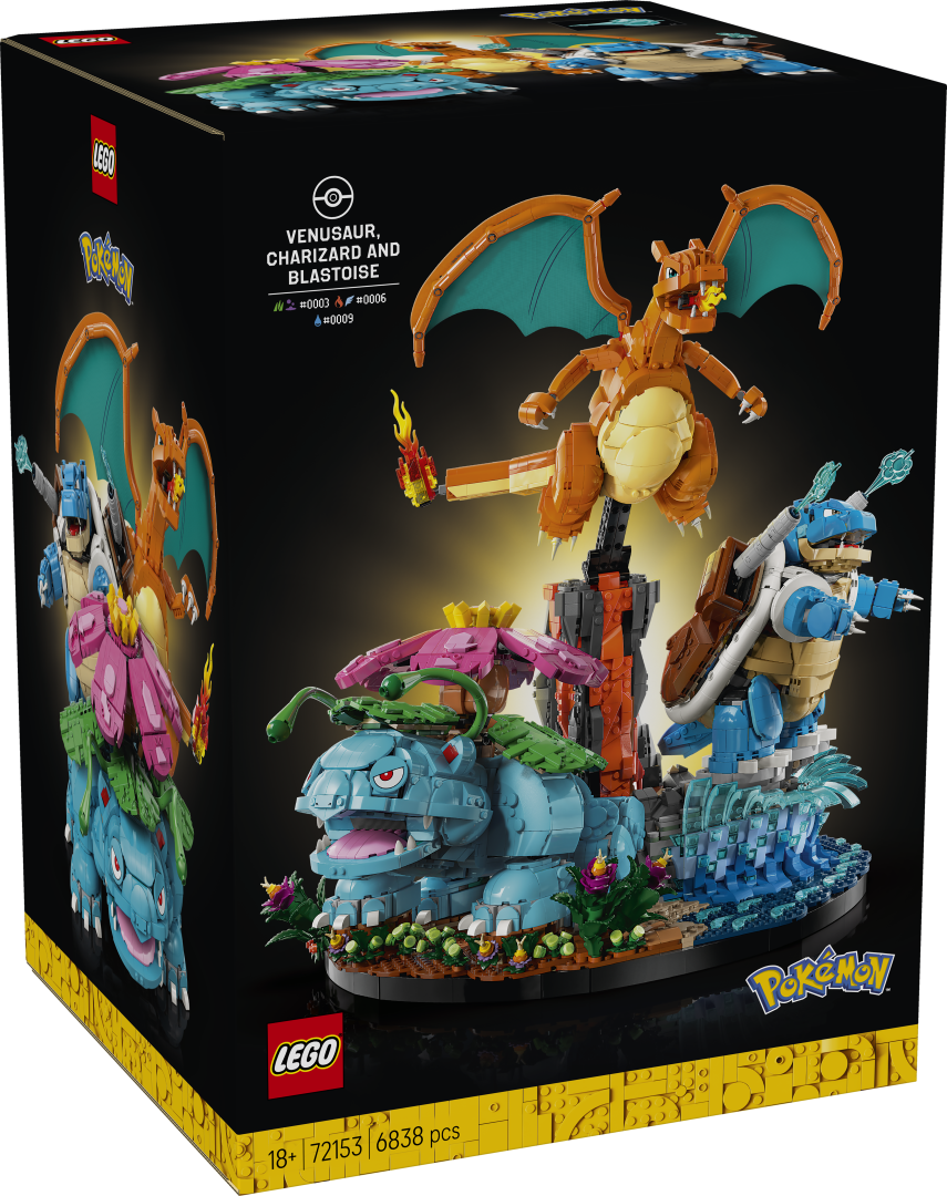 Pokémon Venusaur, Charizard and Blastoise | 72153