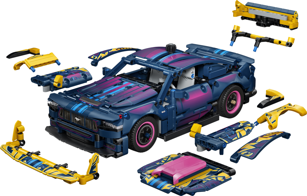 Technic Custom Garage Ford Mustang GT Car | 42236