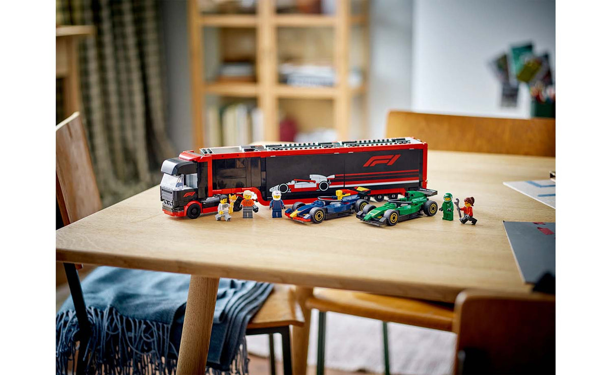City F1 Truck with RB20 & AMR24 F1 Cars | 60445