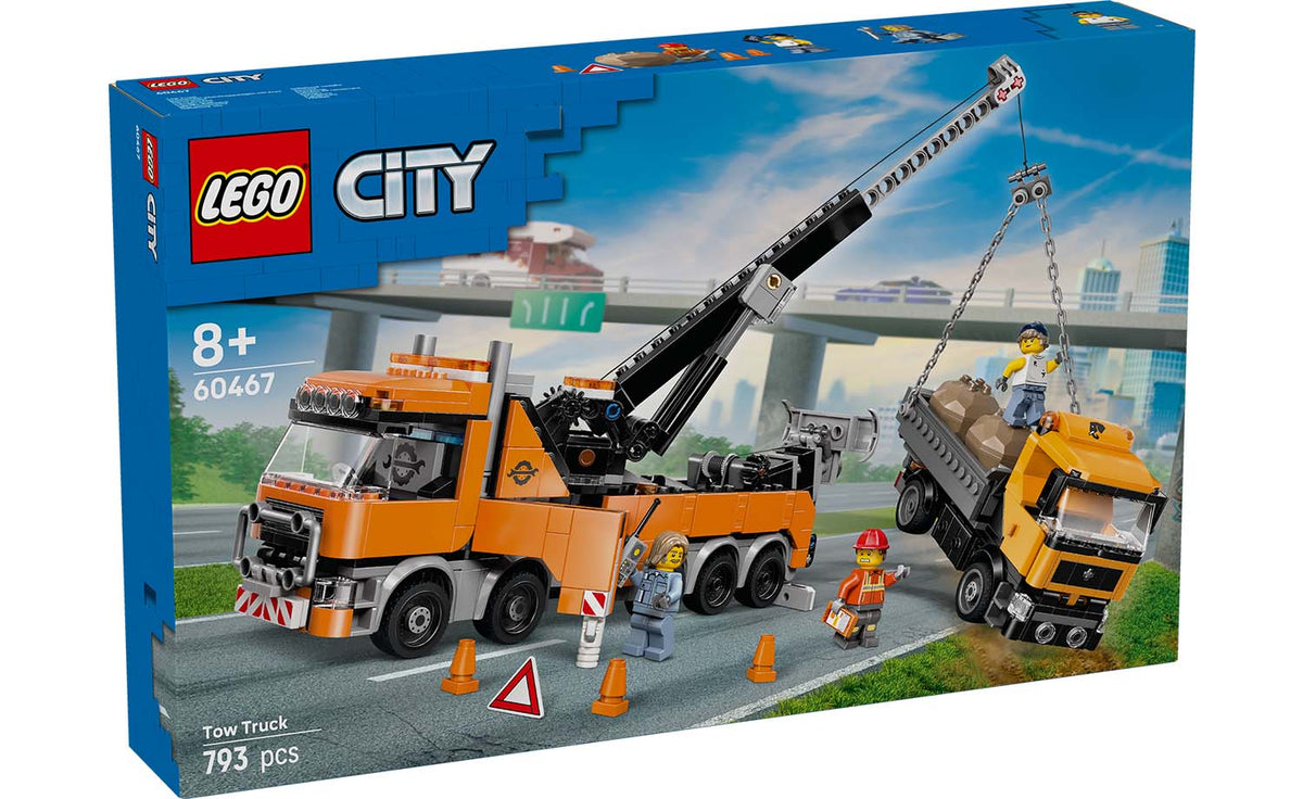City Heavy-Duty Recovery Tow Truck with Crane | 60467