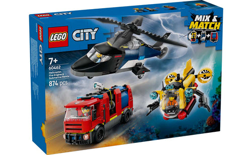 City Helicopter, Fire Engine & Submarine Remix | 60462