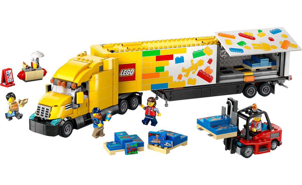 CITY Yellow Delivery Truck | 60440