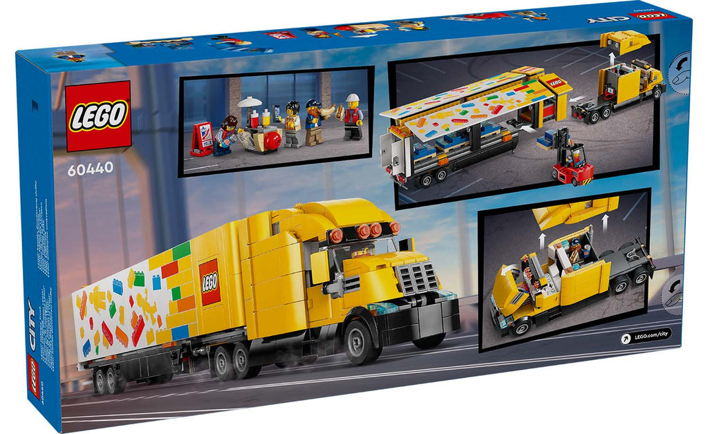 CITY Yellow Delivery Truck | 60440