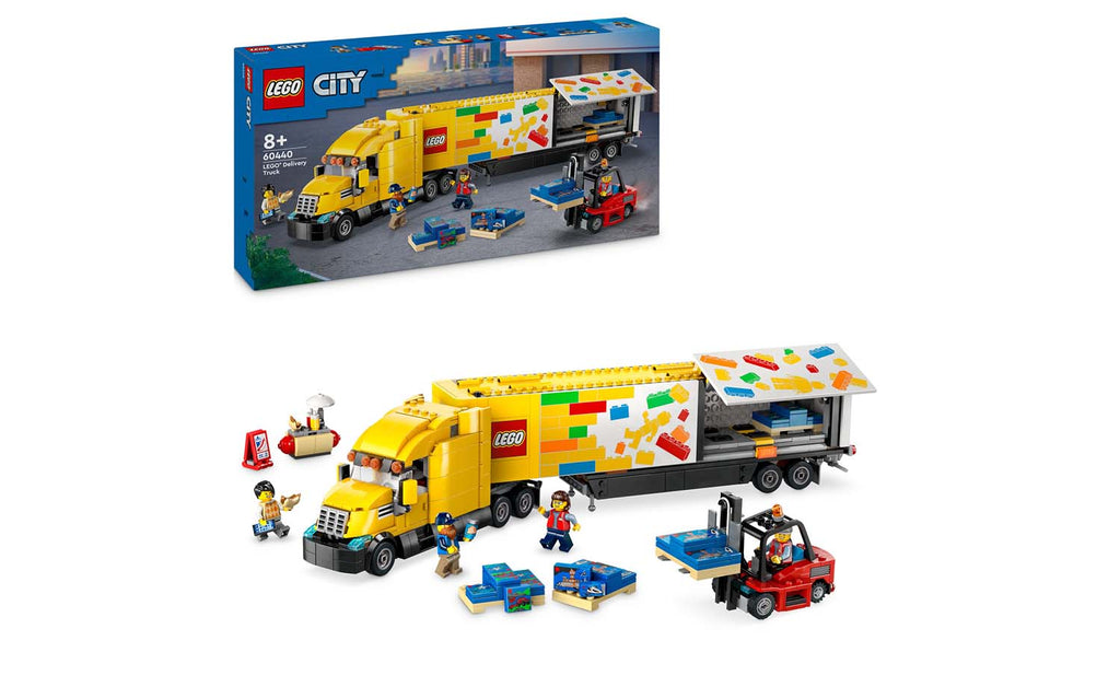 CITY Yellow Delivery Truck | 60440